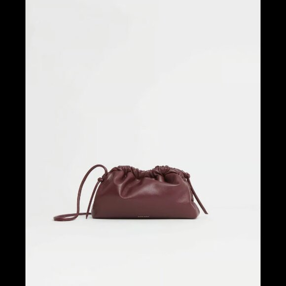 Mansur Gavriel Mini Cloud Clutch in Claret NWOT - Picture 1 of 9